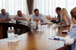 Рабочая встреча руководства НИУ «БелГУ» с членом исполнительного совета Университета прикладных наук Ханзе (Нидерланды) Робом Верхофстадом