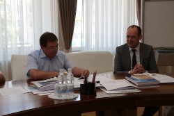 Рабочая встреча руководства НИУ «БелГУ» с членом исполнительного совета Университета прикладных наук Ханзе (Нидерланды) Робом Верхофстадом