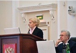Заседание коллегии, посвящённое итогам работы Министерства в прошлом году и задачам на 2014 год. Фото: Анастасия Нефёдова