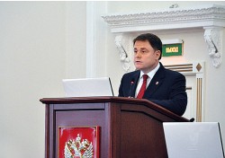 Заседание коллегии, посвящённое итогам работы Министерства в прошлом году и задачам на 2014 год. Фото: Анастасия Нефёдова