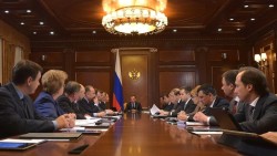 Заседание президиума Совета при Президенте Российской Федерации по стратегическому развитию и приоритетным проектам 11 апреля 2017 года. Фото: government.ru Заседание президиума Совета при Президенте Российской Федерации по стратегическому развитию и приоритетным проектам 11 апреля 2017 года. Фото: government.ru